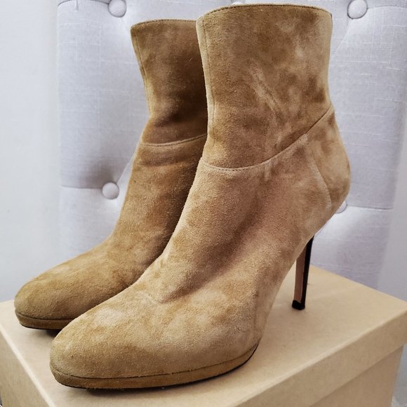 Jimmy Choo suede ankle booties - Picture 1 of 7